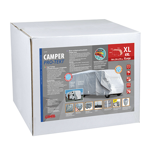 Pro-Tekt waterdichte en ademende camperhoes- CM-XL – L700 x B238 x H270 cm - Afbeelding 12