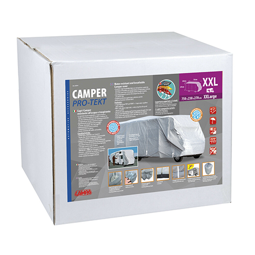 Pro-Tekt waterdichte en ademende camperhoes- CM-XXL – L750 x B238 x H270 cm - Afbeelding 12