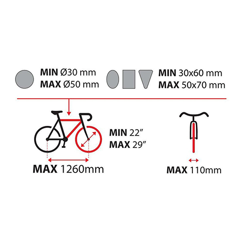 Asura 3, fietsendrager voor trekhaak – 2 fietsen – kantel- en inklapbaar - Afbeelding 5